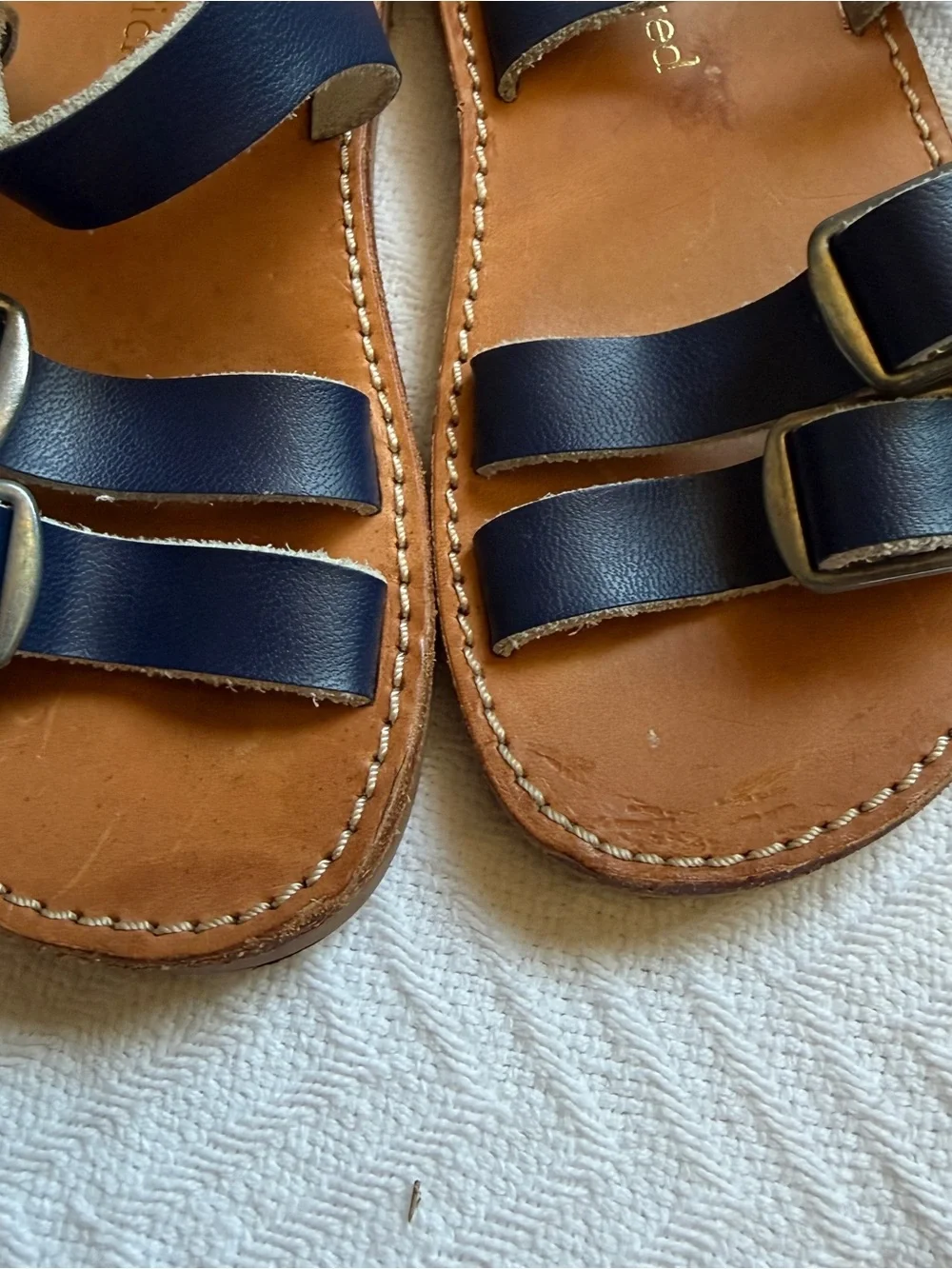 Freshly Picked Maritime Rockaway Buckle Sandals